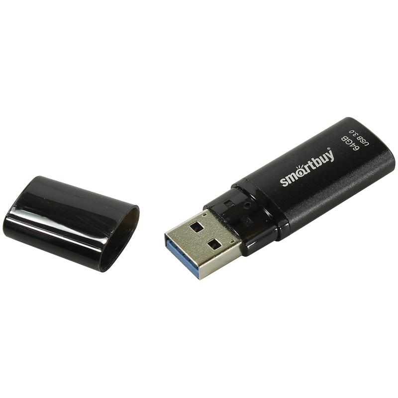 USB 3.0 флэш-диск Smartbuy X-Cut Black 64Gb(4) USB 3.0 флэш-диск Smartbuy X-Cut Black 64Gb