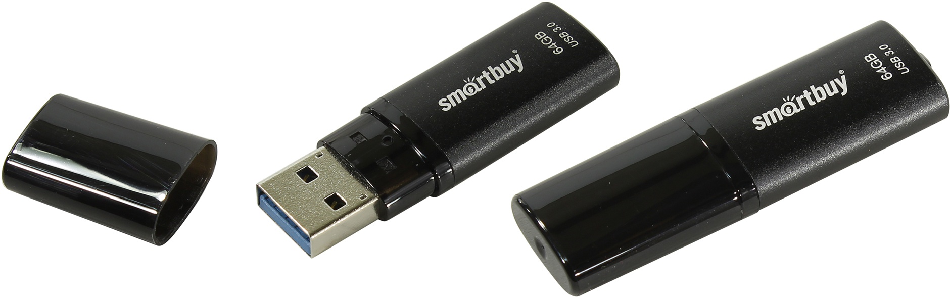 USB 3.0 флэш-диск Smartbuy X-Cut Black 64Gb(5) USB 3.0 флэш-диск Smartbuy X-Cut Black 64Gb