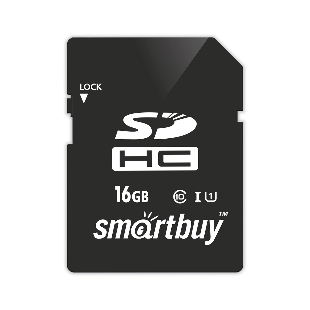 SDHC карта памяти Smartbuy 16GB UHS-I Class 10(2) SDHC карта памяти Smartbuy 16GB UHS-I Class 10