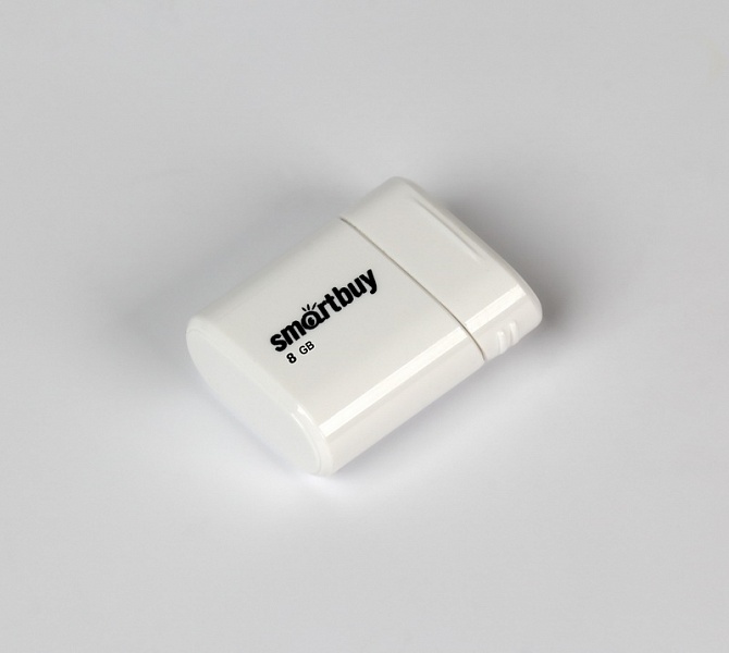 USB 2.0 флэш-диск Smartbuy LARA White 8GB