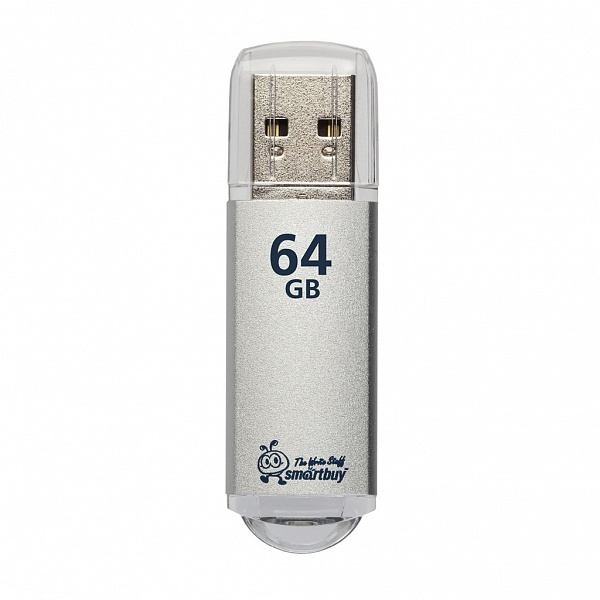 USB 3.0 флэш-диск Smartbuy V-Cut Silver 64GB