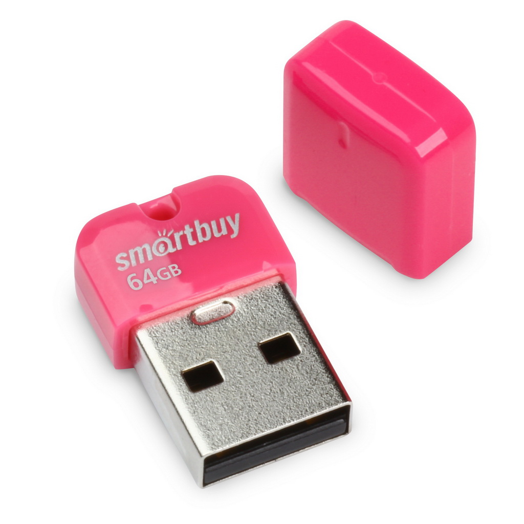 USB 2.0 флэш-диск Smartbuy ART Pink 64Gb оптом