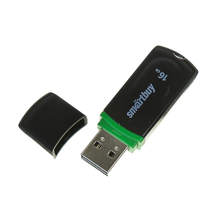 USB 2.0 флэш-диск Smartbuy Paean Black 16GB оптом