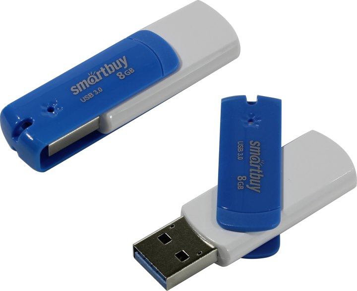 USB 3.0 флэш-диск Smartbuy Diamond Blue 8Gb