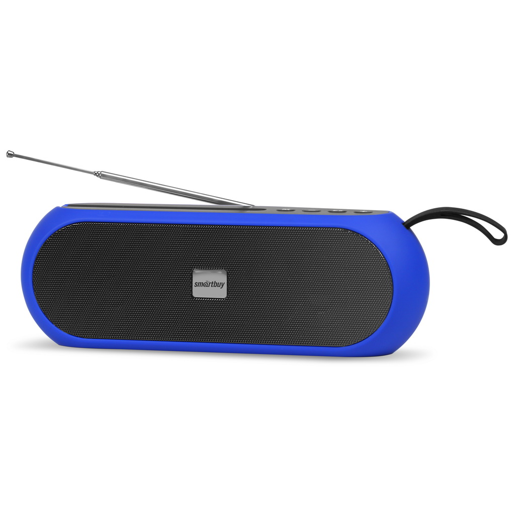 Акустическая система Smartbuy RADIO ACTIVE черно-синяя(2) Акустическая система Smartbuy RADIO ACTIVE черно-синяя