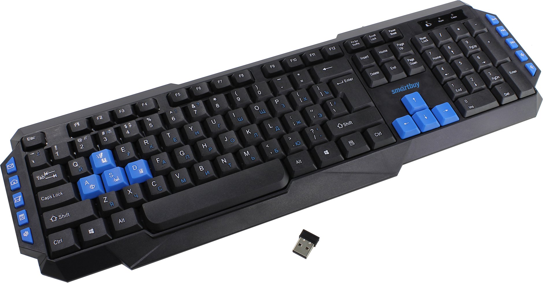Клавиатура беспроводная мультимедийная Smartbuy ONE 231 черная